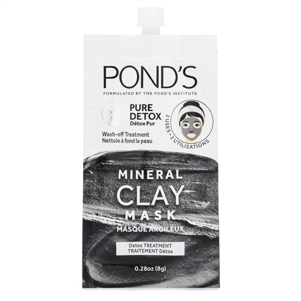 POND'S Pure Detox Mineral Charcoal Clay Mask with 100% clay!